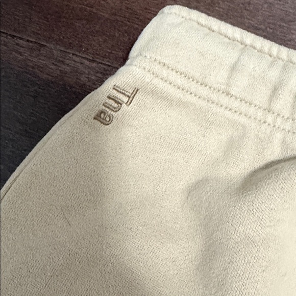 Aritzia cozy fleece mega sweatpants olive beige size xs euc - Picture 3 of 4